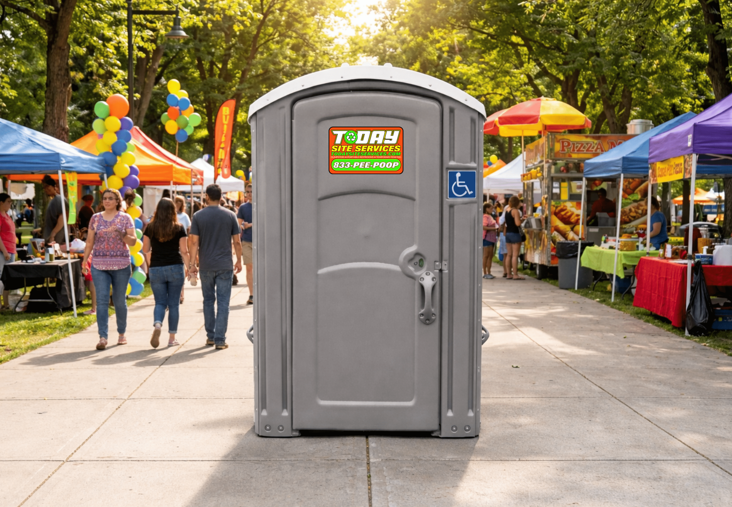 A man standing in front of a {acf_dumpster_size_in_cubic_yards} yard dumpster provided by Sameday Dumpster